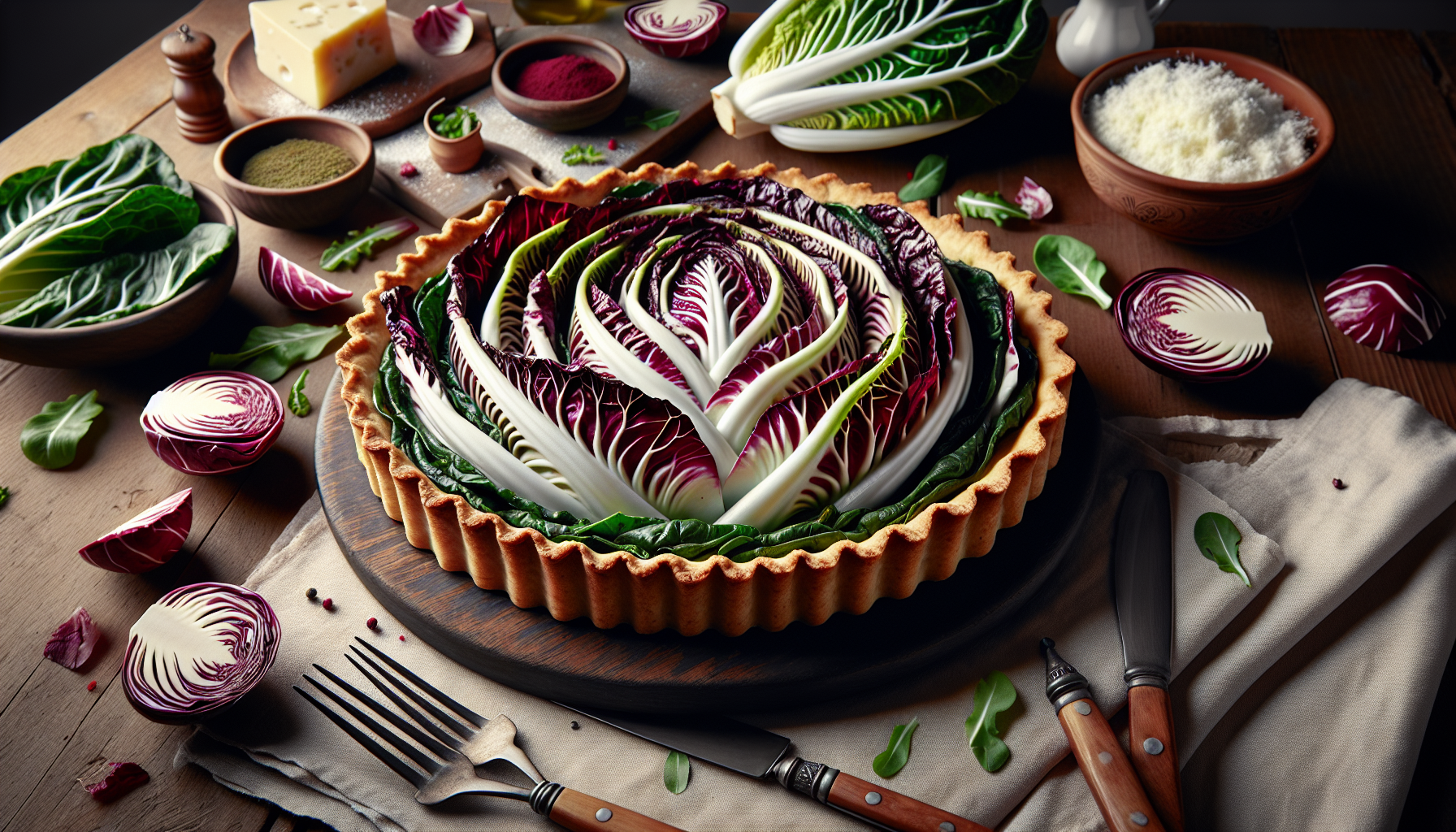 torta salata radicchio